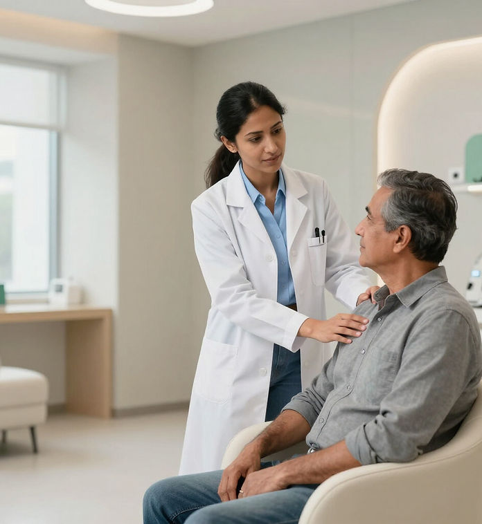 Doctor consultation and patient care
